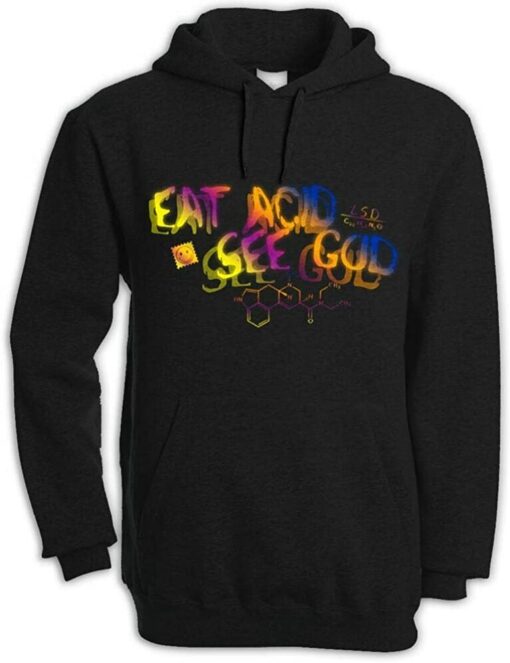 eat acid see god hoodie