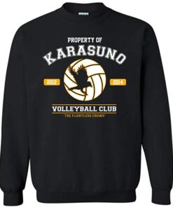 karasuno volleyball sweatshirt