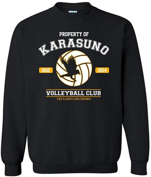 karasuno volleyball sweatshirt