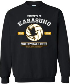 haikyuu volleyball sweatshirt