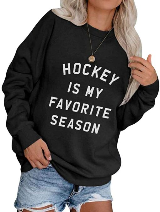 hockey is my favorite season sweatshirt