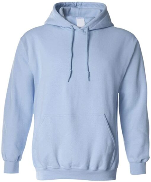 plain light blue hoodie