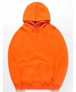 plain orange hoodies