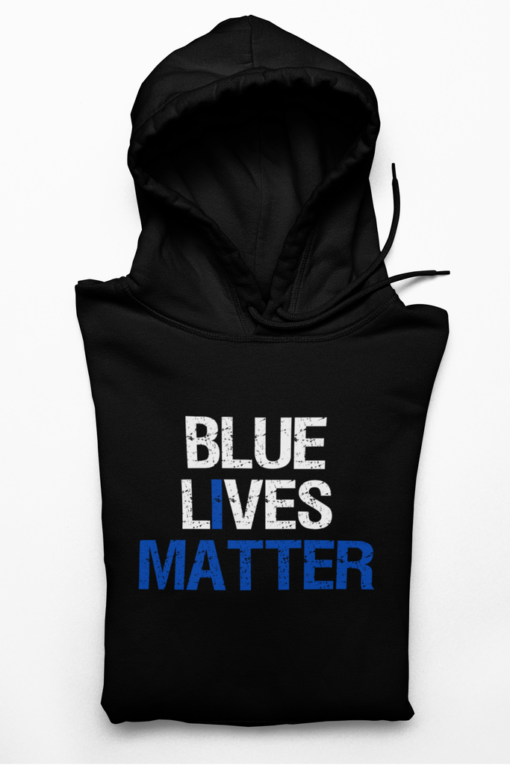 blue lives matter hoodie