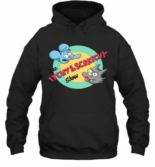 itchy scratchy hoodie