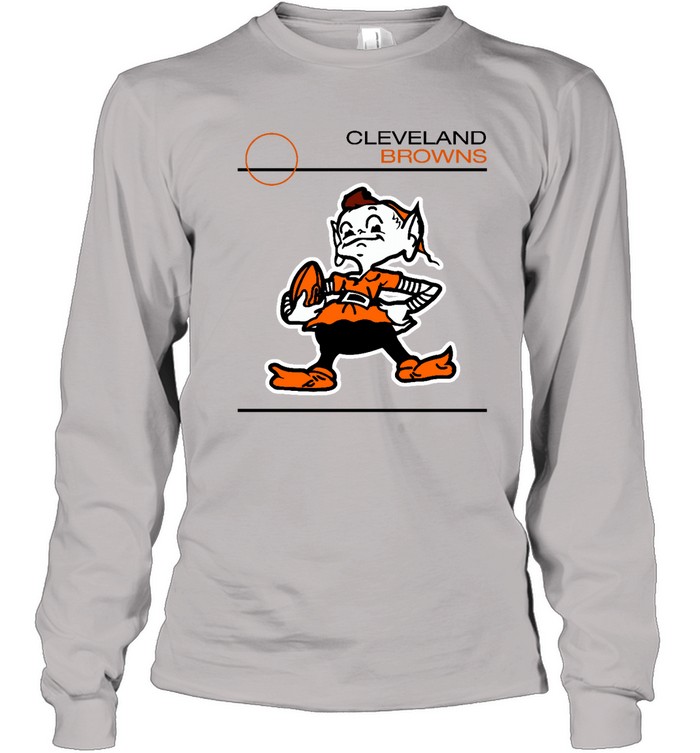 Cleveland Browns brownie ELF with football ornament, hoodie, sweater and  v-neck t-shirt