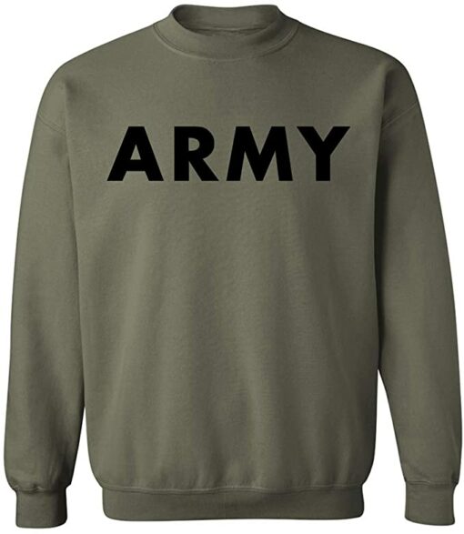 army sweatshirts