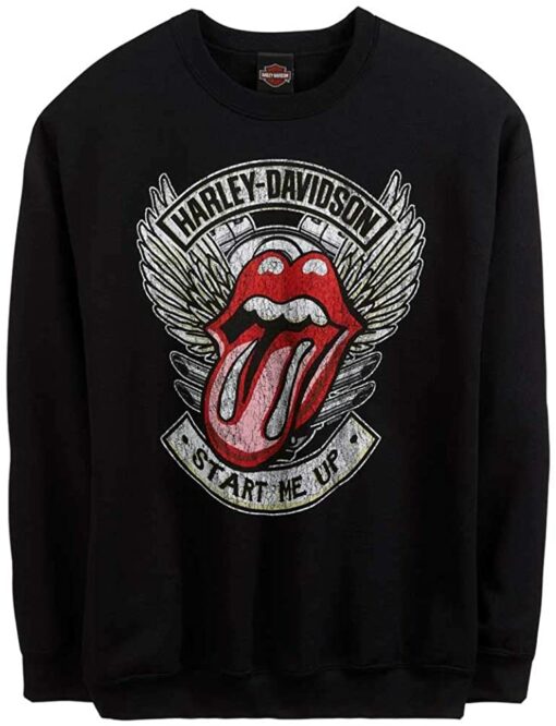 rolling stones sweatshirt mens