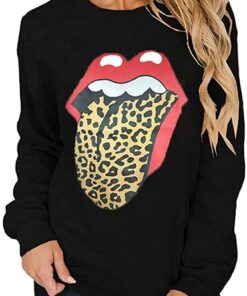 tongue sweatshirt