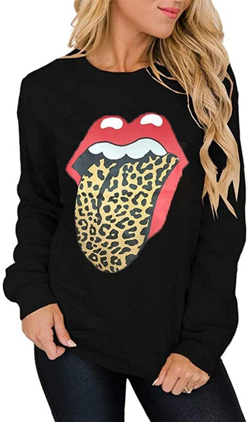 tongue sweatshirt