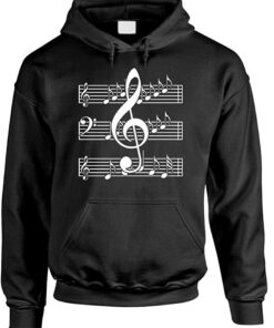 music note hoodie