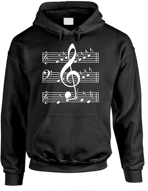 music note hoodie