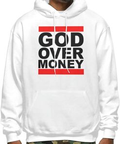 god over money hoodie