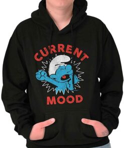 sleepy smurf hoodie