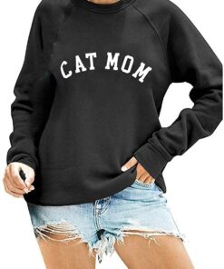 cat sweatshirts for women