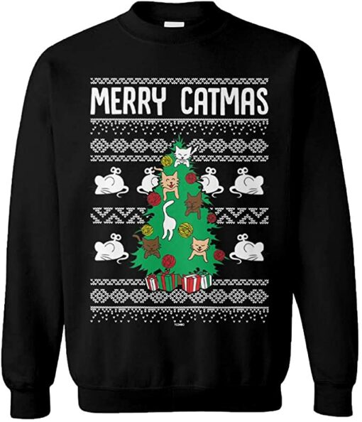 merry catmas sweatshirt