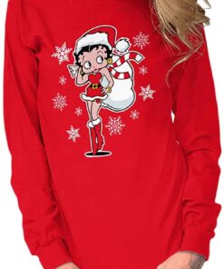 betty boop christmas sweatshirt