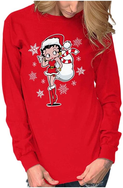 betty boop christmas sweatshirt