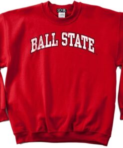 ball state crew neck sweatshirt