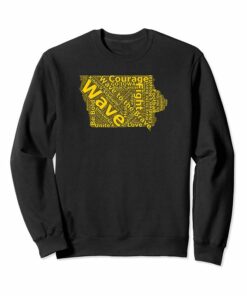 iowa wave sweatshirt