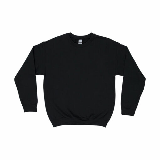 solid black sweatshirt