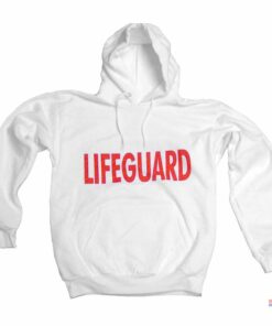 white lifeguard hoodie