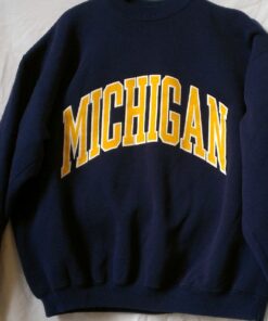 university of michigan yellow hoodie