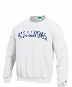 white villanova sweatshirt