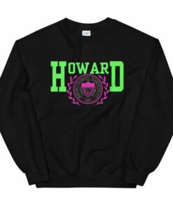 pink howard university sweatshirt