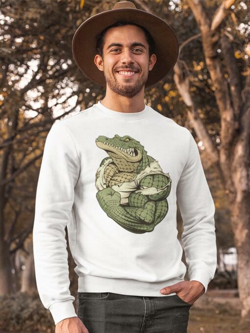 alligator sweatshirt