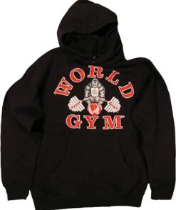 world gym hoodie