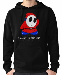 shy guy with hoodie