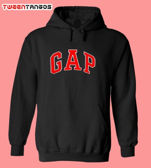 black and red gap hoodie