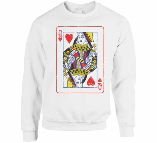 queen of hearts sweatshirt