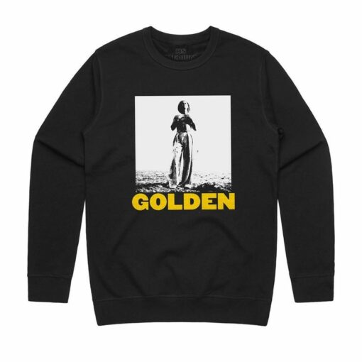 harry styles golden sweatshirt