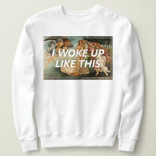 birth of venus sweatshirt