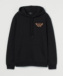 black butterfly hoodie