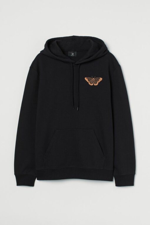 black butterfly hoodie