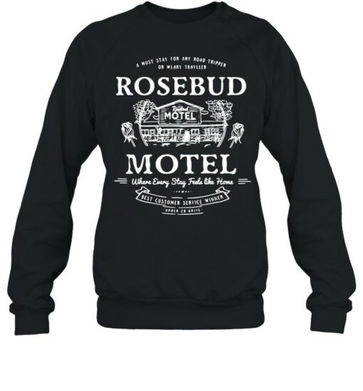 rosebud motel sweatshirt