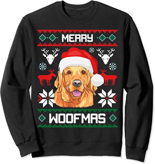 merry woofmas sweatshirt