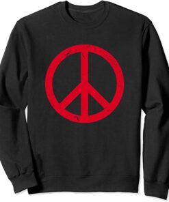 peace symbol sweatshirt