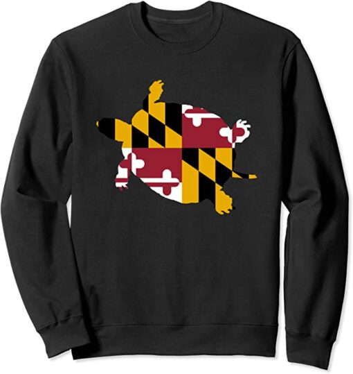 maryland flag sweatshirt