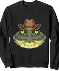 cowboy frog sweatshirt