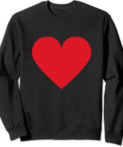 sweatshirt heart