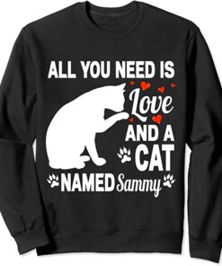 personalized cat sweatshirt