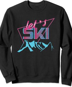 retro ski sweatshirt