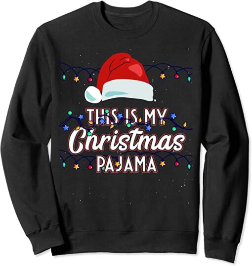 christmas pajama sweatshirt