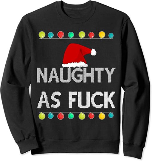 naughty christmas sweatshirts