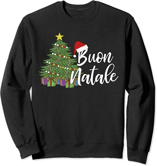 buon natale sweatshirt