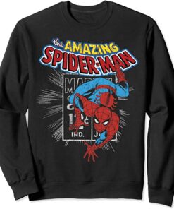 vintage spider man sweatshirt